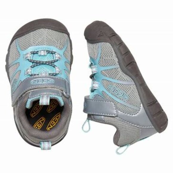 Keen little girls size 10 Gray and Blue Sneakers Sturdy Outdoor Design - Picture 6 of 7